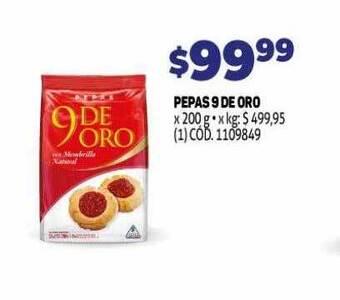 Makro Pepas 9 de oro oferta
