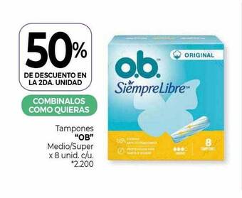 La Anonima Tampones oferta
