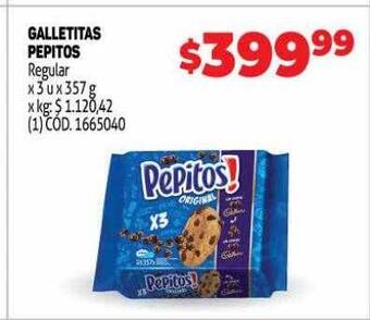 Makro Galletitas pepitos oferta