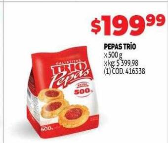 Makro Pepas trío oferta