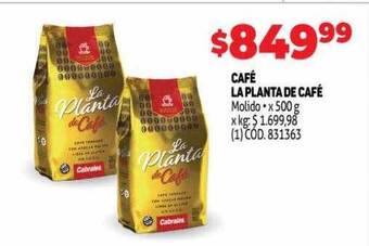 Makro Café la planta de café oferta