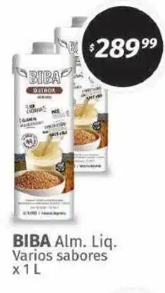 Arcoiris Supermercados Biba alm. liq. varios sabores oferta