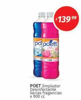 Arcoiris Supermercados Poet limpiador desinfectante varias fragancias x 900 cc oferta