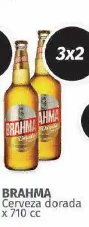 Arcoiris Supermercados Brahma cerveza dorada x 710 cc oferta
