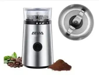 Garbarino Molinillo de cafe eléctrico atma mc8141n acero inox 150w oferta
