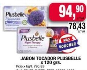Maxiconsumo Jabon Tocador Plusbelle x 120grs oferta
