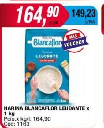 Maxiconsumo Harina Blancaflor Leudante x 1kg oferta