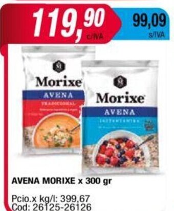 Maxiconsumo Avena Morixe x 300gr oferta