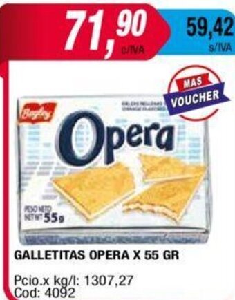 Maxiconsumo Galletitas Opera x 55gr oferta