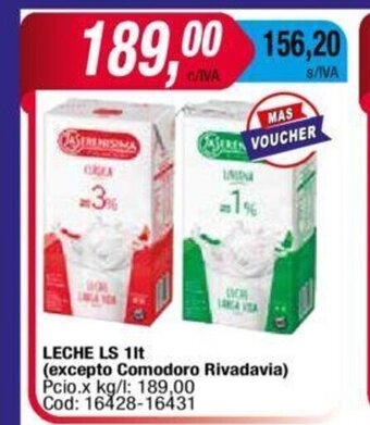 Maxiconsumo Leche LS 1lt oferta