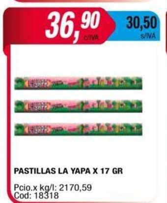 Maxiconsumo Pastillas La Yapa x 17gr oferta