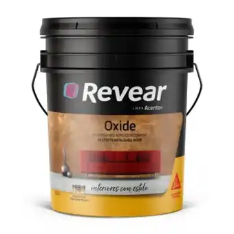 Pinturerías Rex Revestimiento concrete revear decorativo 25 kg efecto metalizado óxido oferta