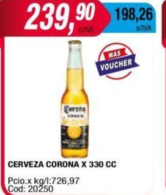 Maxiconsumo Cerveza Corona x 330cc oferta