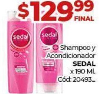 Diarco Shampoo y Acondicionador Sedal oferta