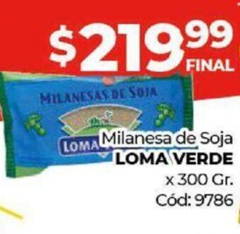 Diarco Milanesa de Soja Loma Verde oferta