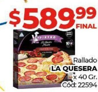 Diarco Rallado La Quesera oferta