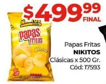 Diarco Papas Fritas Nikitos oferta