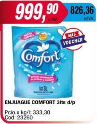 Maxiconsumo Enjuague Comfort 3lts d/p oferta