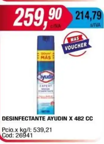 Maxiconsumo Desinfectante Ayudin X 482cc oferta
