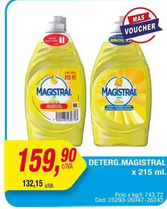 Maxiconsumo Deterg. Magistral X 215 ML oferta