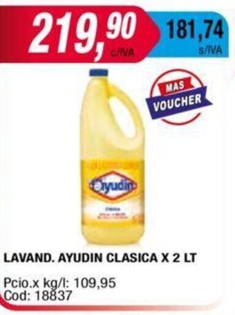 Maxiconsumo Lavand. Ayudin Clasica x 2 LT oferta