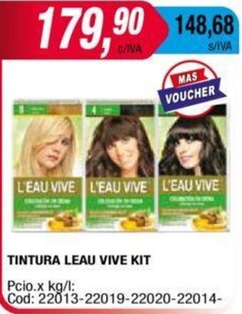 Maxiconsumo Tintura Leau Vive kit oferta