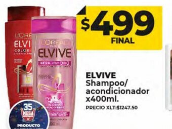 Supermayorista Vital Elvive Shampoo/ Acondicionador x400ml oferta