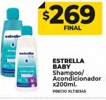 Supermayorista Vital Estrella Baby Shampoo/Accondicionador x200ml oferta