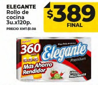 Supermayorista Vital Elegante Rollo de Cocina 3u.x120p. oferta