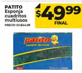 Supermayorista Vital Patito Esponja Cuadritos Multiusos oferta