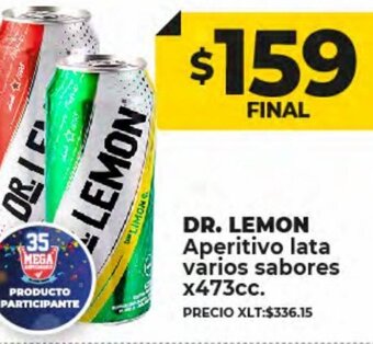 Supermayorista Vital Dr. Lemon Aperitivo Lata Varios Sabores x473cc oferta