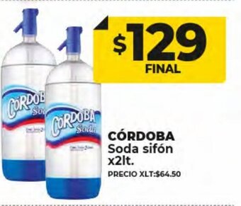 Supermayorista Vital Córdoba Soda Sifón x2lt oferta