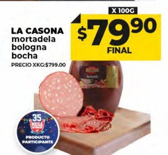 Supermayorista Vital La Casona Mortadela Bologna Bocha oferta