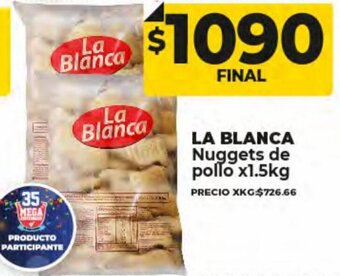 Supermayorista Vital La Blanca Nuggets de Pollo x1.5kg oferta