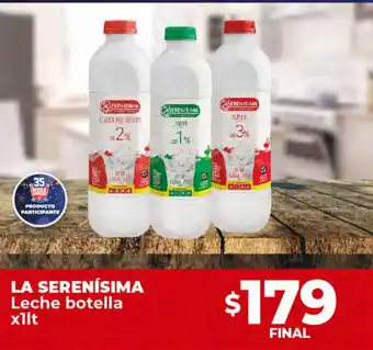 Supermayorista Vital La Serenísima Leche Botella X1lt oferta