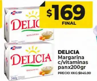 Supermayorista Vital Delicia Margarina c/Vitaminas panx200 gr oferta