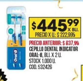 Coto Cepillo Dental Indicator Oral-B oferta
