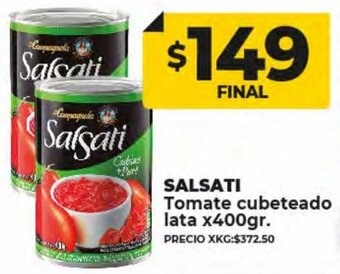 Supermayorista Vital Salsati Tomate Cubeteado Lata x400gr oferta