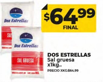 Supermayorista Vital Dos Estrellas Sal Gruesa x1kg oferta