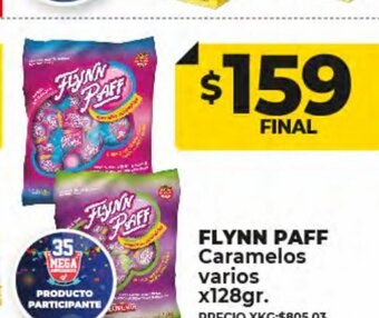 Supermayorista Vital Flynn Paff Caramelos Varios x 128gr oferta