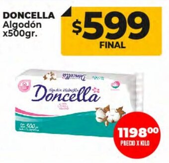 Supermayorista Vital Doncella Algodón x 500gr oferta