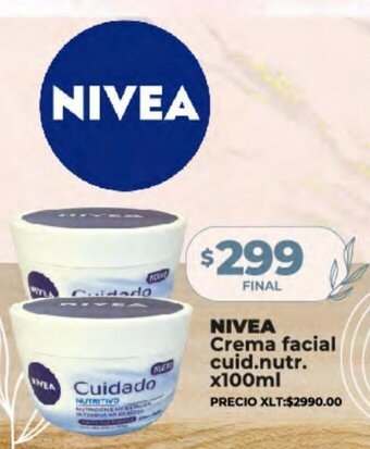 Supermayorista Vital Nivea Crema Facial Cuid. Nutr. x 100ml oferta