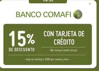 Changomas Banco Comafi oferta