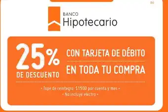 Changomas Banco Hipotecario oferta