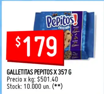 Changomas Galletitas Pepitos x 375g oferta