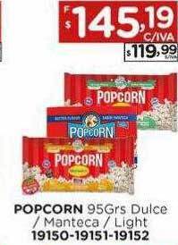 Hipermay Popcorn dulce manteca light oferta