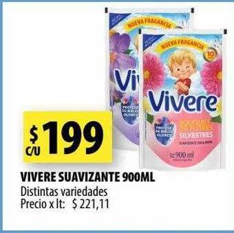 Punto Mayorista Vivere suavizante 900ml oferta
