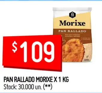 Changomas Pan Rallado MOrixe x 1kg oferta