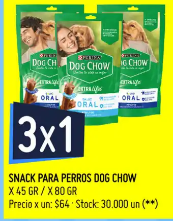 Changomas Snack Para Perros Dog Chow x 45gr/80gr oferta