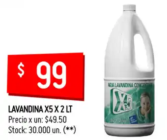 Changomas Lavandina x5 x2lt oferta
